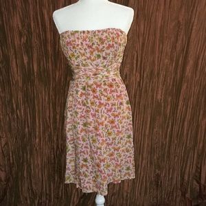 Nanette Lepore Retro Butterfly Silk Dress